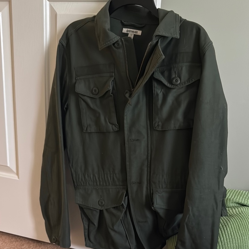 Goodthreads Green Military Field Jacket